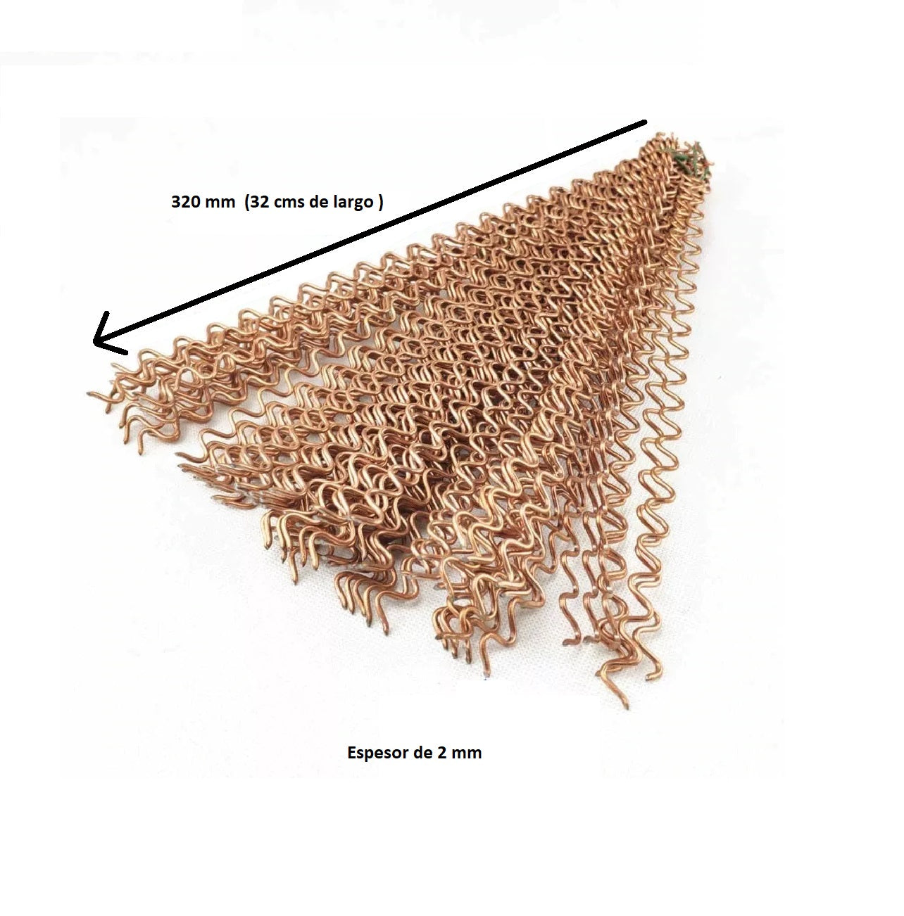 Alambre Ondulado Para Spotter Abolladuras Cobre