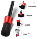 Juego 5 Cepillos Pinceles Limpieza, Detallado Automotriz
