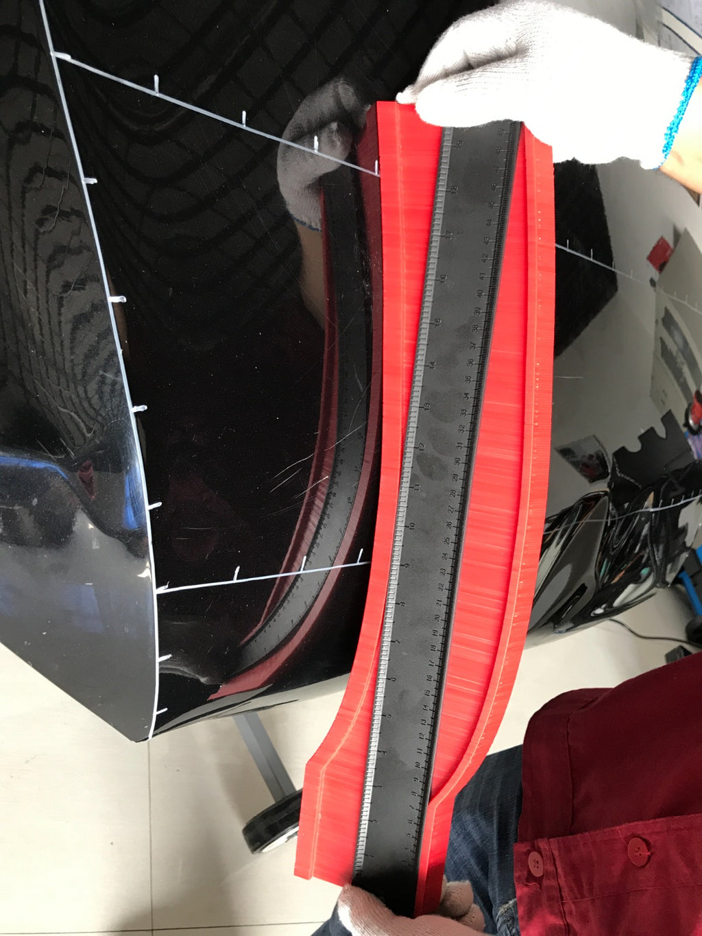 Regla De Contorno De Calibre, Perfilometro,  50 Cms