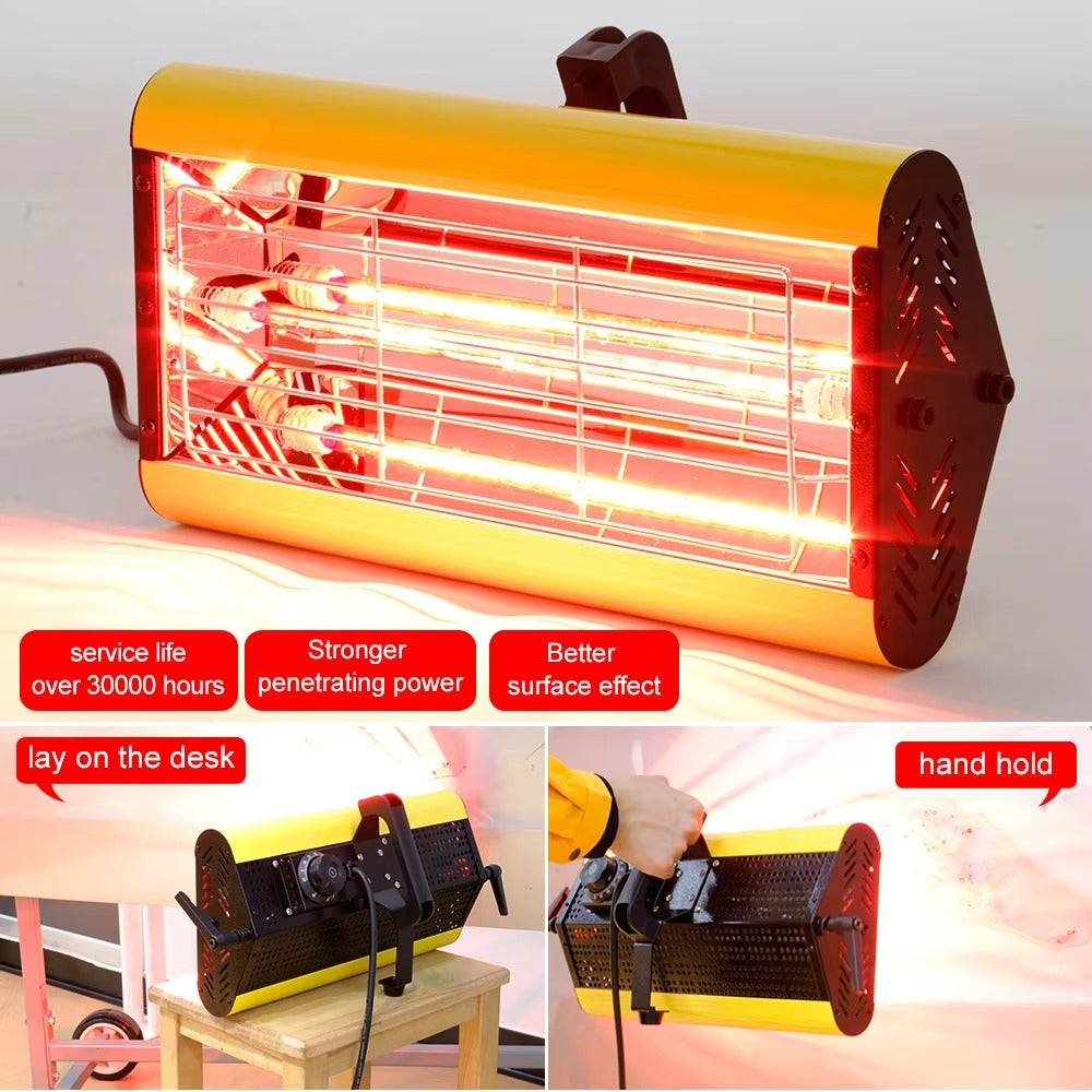 Lampara De Secado Infrarrojo Automotriz 1 Panel 220v Olym