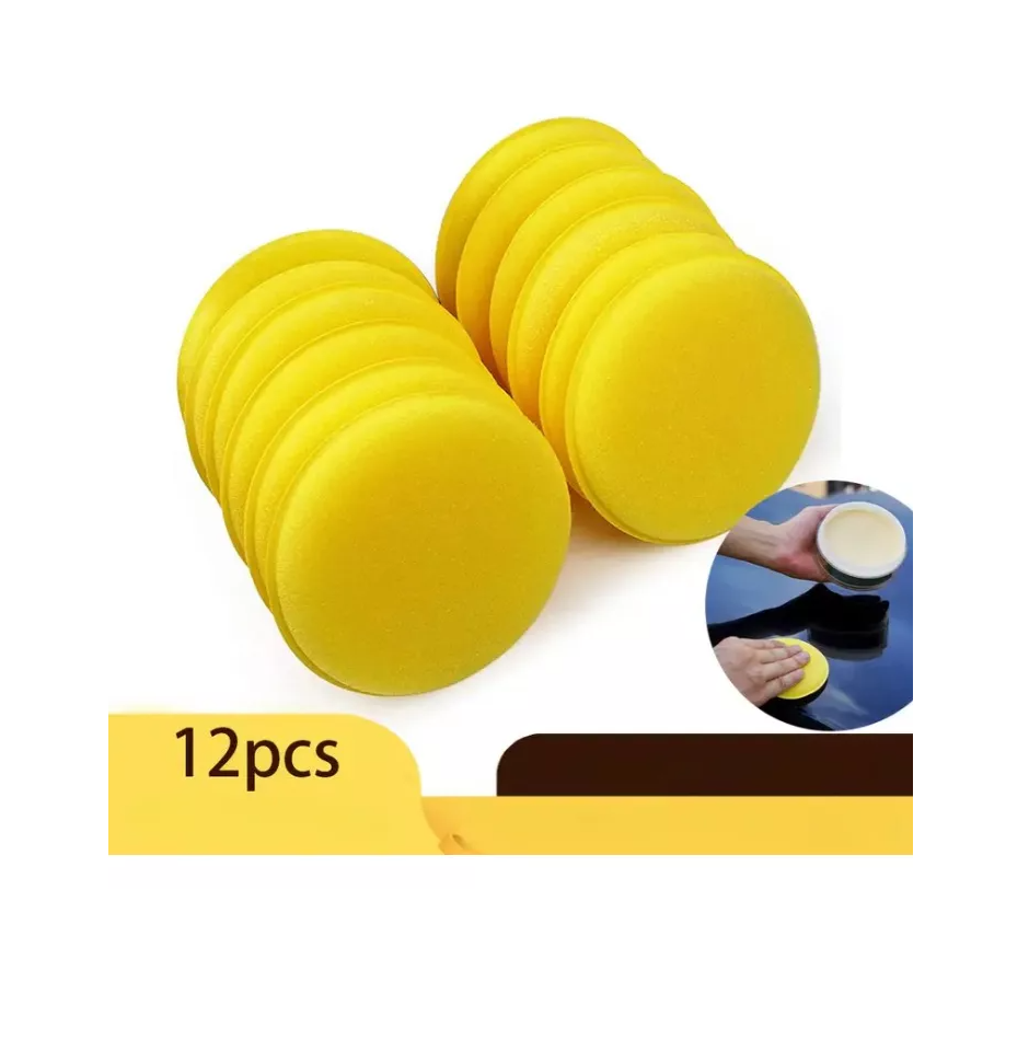 Esponjas Suaves Para Aplicar Cera Automotriz Pack De 12