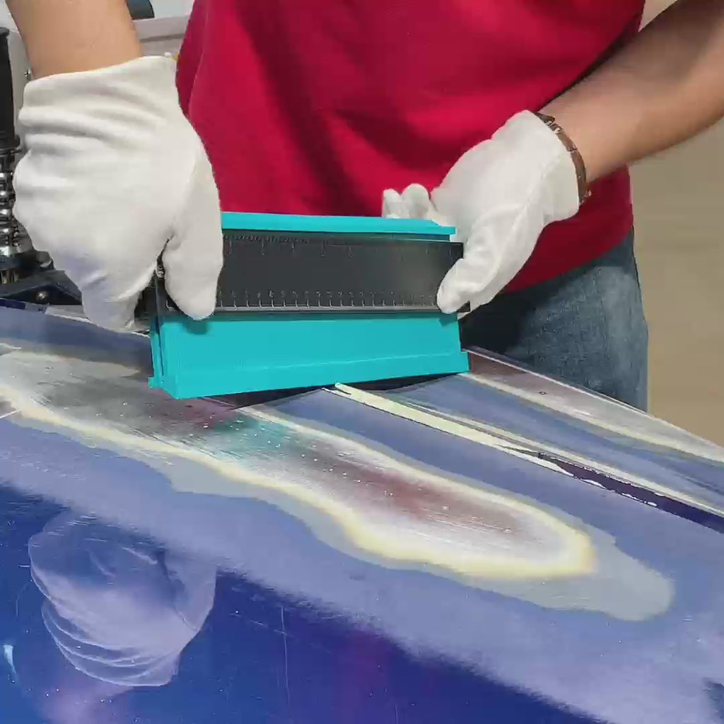 Regla De Contorno De Calibre, Perfilometro,  25 Cms